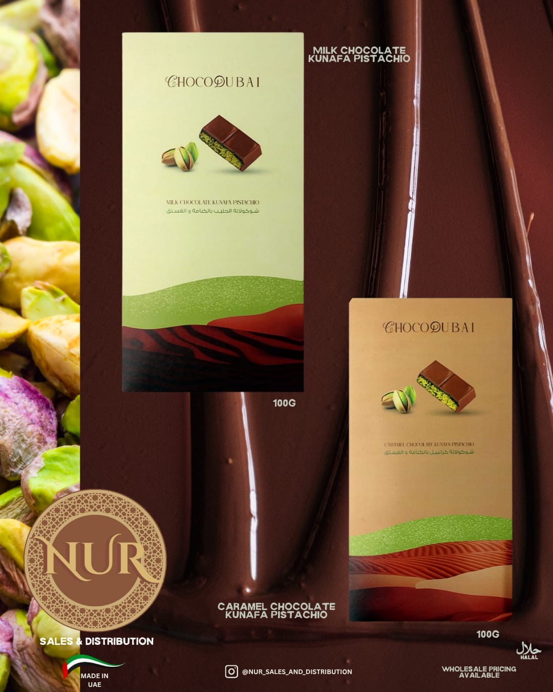 Dubai  chocolate 100g